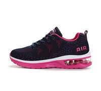 Fexkean Hommes Femme Basket Mode Chaussures de Sports Course Sneakers Fitness Gym athlétique Multisports Outdoor Casual, Rose Bleu, 41 EU