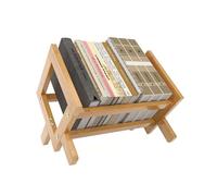 FEXPLENDID bibliothèque Enfant en Bambou, 35x24.5x21, Etagere Bureau a Poser sur Bureau, Petite bibliotheque, Etagere Bambou de Bureau, Etagere Livre pour Bureau et Salon(Bamboo Color)
