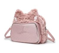Fexvan Sac à dos Ita Bag, joli sac d'exposition d'épingles en peluche de chat multi-portage