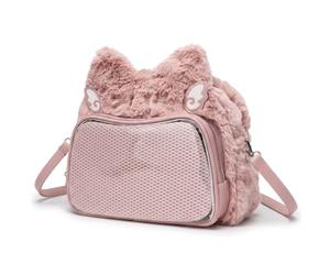 Fexvan Sac à dos Ita Bag, joli sac d'exposition d'épingles en peluche de chat multi-portage