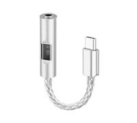 fexxkg Convertisseur de son USB C vers 3,5 mm avec puce CX31993 et amplificateur MAX97220 pour une meilleure écoute Plug and Play