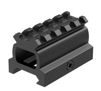 Feyachi Support de Rail Haut Riser 0.95 Pouces de Hauteur, Support de Lunette de visée Montage Riser pour Rails Picatinny/Weaver 20mm for Red Dot Visée, Lunette de visée, and Optics