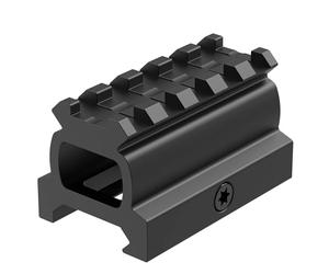 Feyachi Support de Rail Haut Riser 0.95 Pouces de Hauteur, Support de Lunette de visée Montage Riser pour Rails Picatinny/Weaver 20mm for Red Dot Visée, Lunette de visée, and Optics