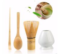 feyiubmen 4 cadeaux de 100 griffes sont fabriqués par vous-même, cérémonie du thé japonaise traditionnelle, sucres de croissance pour appliquer du thé et du bambou assortis