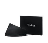 Feynsinn Berlin Couvre-Chaussure Loki Cuir véritable | Protection sélecteur de Vitesse Petit Noir | Protège-Chaussure ;- Fait à la Main