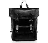 Feynsinn Berlin Sac à Dos Mince Phoenix Cuir véritable | Sacs portés Dos Noir | Backpack Ville Voyage Scolaire Fait à la Main