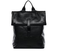 FEYNSINN Sac à Dos Cuir véritable 15.4 Pouces Mats Sacs portés Dos Grand pour Hommes et Femmes Backpack Ville Voyage Scolaire Noir