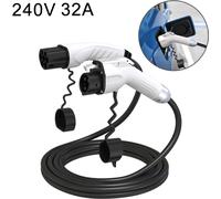 Feyree 32A 8KW Home New Energy Vehicle Charger Type 2 for Type 1 Charging Cable Single Phase, Length : 5m