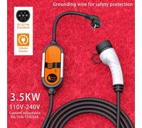 Feyree - chargeur EV Portable Type2 IEC62196-2 16A EVSE, câble de chargement Type 1 SAE J1772, contrôleur de prise ue, boîte murale pour voiture électrique Type2 Customize Plug