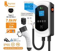 feyree Chargeur EV Type 2 32 A 7,6 kW 1P Équilibrage dynamique de la charge Modèle EVSE Wallbox Fonctionnalité d’application Wi-Fi intelligente pour voitures électriques