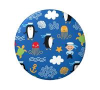FEYUNYAN Badge durable pour vestes, sacs, cadeaux, badges de collection en fer blanc vif pour événements, enseignants, amis, pingouin, tortue de pingouin, alternative, 1 pièce, taille unique