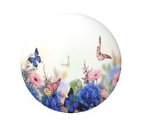 FEYUNYAN Badge durable pour vestes, sacs, cadeaux, badges de collection en fer blanc vif pour événements, enseignants, amis, marguerites et papillons, alternatives aux patchs thermocollants en vrac, 1