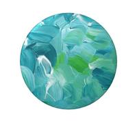 FEYUNYAN Badge durable pour vestes, sacs, cadeaux, badges de collection en fer blanc vif pour événements, enseignants, amis, texture peinture à l'huile bleue, alternative aux patchs thermocollants en