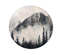 FEYUNYAN Badge durable pour vestes, sacs, cadeaux, badges de collection en fer blanc vif pour événements, enseignants, amis, falaise des montagnes canadiennes, alternative aux patchs thermocollants en