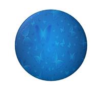 FEYUNYAN Badge durable pour vestes, sacs, cadeaux, badges de collection en fer blanc vif pour événements, enseignants, amis, beau papillon bleu, alternative aux patchs thermocollants en vrac, 1 pièce