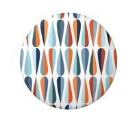 FEYUNYAN Badge durable pour vestes, sacs, cadeaux, badges de collection en fer blanc vif pour événements, enseignants, amis, insigne rond moderne du milieu du siècle, patchs thermocollants alternatifs