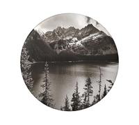 FEYUNYAN Badge durable pour vestes, sacs, cadeaux, badges de collection en fer blanc vif pour événements, enseignants, amis, badge rond paysage alternatif, patchs thermocollants alternatifs, 1 pièce