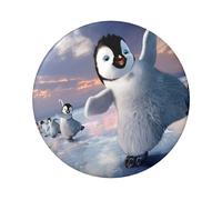 FEYUNYAN Badge durable pour vestes, sacs, cadeaux, badges de collection en fer blanc vif pour événements, enseignants, amis, pingouin heureux, alternative aux patchs thermocollants en vrac, 1 pièce