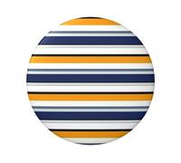 FEYUNYAN Badge durable pour vestes, sacs, cadeaux, badges de collection en fer blanc vif pour événements, enseignants, amis, insigne rond rayé, alternative aux patchs thermocollants en vrac, 1 pièce