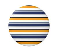 FEYUNYAN Badge durable pour vestes, sacs, cadeaux, badges de collection en fer blanc vif pour événements, enseignants, amis, insigne rond rayé, alternative aux patchs thermocollants en vrac, 1 pièce