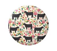 FEYUNYAN Badge durable pour vestes, sacs, cadeaux, badges de collection en fer blanc vif pour événements, enseignants, amis, sanctuaire de ferme bovine, alternative aux patchs thermocollants en vrac