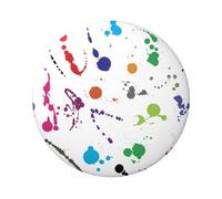 FEYUNYAN Badge durable pour vestes, sacs, cadeaux, badges de collection en fer blanc vif pour événements, enseignants, amis, éclaboussures de peinture abstraite, insigne rond, alternative aux patchs