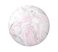 FEYUNYAN Badge durable pour vestes, sacs, cadeaux, badges de collection en fer blanc vif pour événements, enseignants, amis, insigne rond en marbre abstrait gris rose, alternative aux patchs