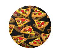 FEYUNYAN Badge durable pour vestes, sacs, cadeaux, badges de collection en fer blanc vif pour événements, enseignants, amis, pizza 3D, alternative aux patchs thermocollants en vrac, 1 pièce, taille