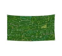 FEYUNYAN Bannière d'Halloween de qualité supérieure - 180 x 90 cm - En polyester résistant à la décoloration - Avec œillets métalliques - Pour décoration de fête, jardin, bateau, bar, questions