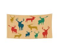 FEYUNYAN Bannière d'Halloween de qualité supérieure - 180 x 90 cm - En polyester résistant à la décoloration - Avec œillets métalliques - Pour décoration de fête, jardin, bateau, bar, spectacle de