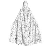 FEYUNYAN Cape à capuche pour adultes, cape d'Halloween en forme de flèche, accessoire de costume gothique, sorcière, vampire, fermeture à nouer réglable, cape en polyester doux pour cosplay et fêtes