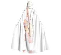 FEYUNYAN Cape à capuche pour adultes, chaussures de ballet d'Halloween, accessoire de costume de sorcière gothique, vampire, fermeture à nouer réglable, cape en polyester doux pour cosplay et fêtes