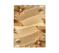 FEYUNYAN Cartes de vœux pour toutes les occasions avec enveloppe rose, sable de coquillage, intérieur vierge, papier perlé de luxe, cartes vierges respectueuses de l'environnement pour mariage