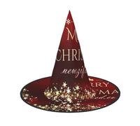 FEYUNYAN Chapeau de sorcière d'Halloween, accessoire de costume de sorcière pliable réglable pour femme et adulte, casquette de magicien pointu, chapeau d'Halloween joyeux Noël, 1 pièce
