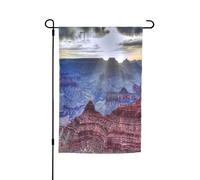 FEYUNYAN Drapeau de jardin double face 45 x 30 cm, drapeaux de jardin du Grand Canyon pour l'extérieur, toutes saisons, bannière décorative pour porche, terrasse, pelouse, drapeaux de maison en