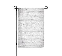 FEYUNYAN Drapeau de jardin double face 45 x 30 cm, drapeaux de jardin en brique pour extérieur, toutes saisons, bannière décorative pour porche, terrasse, pelouse, drapeaux de maison en polyester