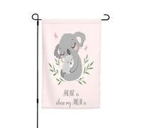 FEYUNYAN Drapeau de jardin double face 45 x 30 cm, joli drapeau de jardin en forme de koala pour l'extérieur, toutes saisons, bannière décorative d'extérieur pour porche, terrasse, pelouse, drapeaux