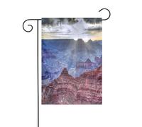 FEYUNYAN Drapeaux de jardin double face 45 x 30 cm, Grand Canyon, décoration extérieure vibrante pour terrasse, pelouse, toutes saisons, drapeau en polyester durable, bannière décorative pour jardin