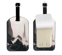 FEYUNYAN Étiquettes de bagage en cuir résistant aux rayures pour valises, Islande, étiquettes personnalisées pour sacs à dos, sacs avec housse d'intimité, accessoires de voyage idéaux pour homme et