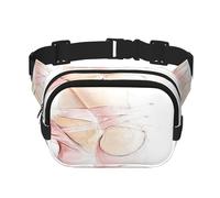 FEYUNYAN Grand sac banane carré, sac banane double couche, sac en sergé résistant à l'eau avec ceinture réglable et poche antivol pour randonnée, cyclisme, chaussures de ballet, 23 x 16 cm, Chaussures