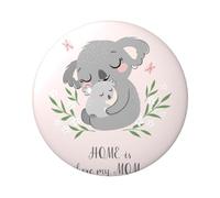 FEYUNYAN Insigne durable pour vestes, sacs, cadeaux, badges de collection en fer blanc vif pour événements, enseignants, amis, adorable koala maman, badge rond, alternative aux patchs thermocollants