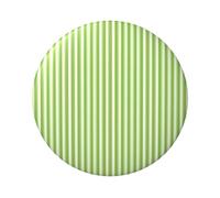 FEYUNYAN Insigne durable pour vestes, sacs, cadeaux, badges de collection en fer blanc vif pour événements, enseignants, amis, badge rond rayé vert classique, alternative aux patchs thermocollants en