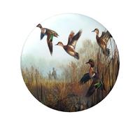 FEYUNYAN Insigne durable pour vestes, sacs, cadeaux, badges de collection en fer blanc vif pour événements, enseignants, amis, chasse, insigne rond volant sauvage, alternative aux patchs