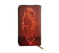 FEYUNYAN Long portefeuille en cuir de qualité supérieure pour femme, organiseur de cartes d'identité de grande capacité avec poche zippée, porte-monnaie électrique pour femme, long portefeuille pour