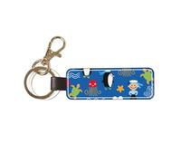 FEYUNYAN Porte-clés en cuir synthétique pour homme et femme, motif tortue pingouin, porte-clés personnalisé, porte-clés en cuir synthétique, porte-clés à clip en métal durable, clés de voiture, clés