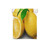 FEYUNYAN Porte-monnaie en cuir pour femme, citron, portefeuille fin avec blocage RFID pour homme et femme, mini pochette zippée, organiseur de petits articles pour espèces, pièces de monnaie, cartes