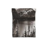 FEYUNYAN Porte-monnaie en cuir pour femme, motif paysage, porte-monnaie fin avec blocage RFID pour homme, mini pochette zippée, organiseur de petits articles pour espèces, pièces de monnaie, cartes