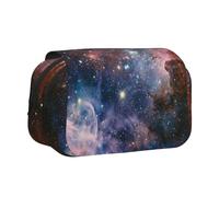 FEYUNYAN Trousse à crayons double couche, grande capacité en tissu Oxford durable, organiseur de papeterie pour fournitures scolaires, examens de voyage, sac de rangement pour fille et garçon, 20 x 11