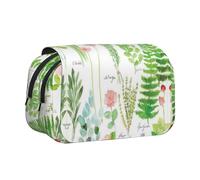 FEYUNYAN Trousse à crayons double couche, grande capacité en tissu Oxford durable, organiseur de papeterie pour fournitures scolaires, examens de voyage, sac de rangement pour herbes aromatiques