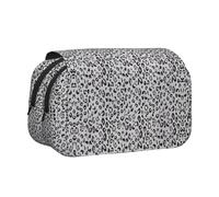 FEYUNYAN Trousse à crayons double couche, grande capacité en tissu Oxford durable, organiseur de papeterie pour fournitures scolaires, examens de voyage, sac de rangement pour fille et garçon, 20 x 11